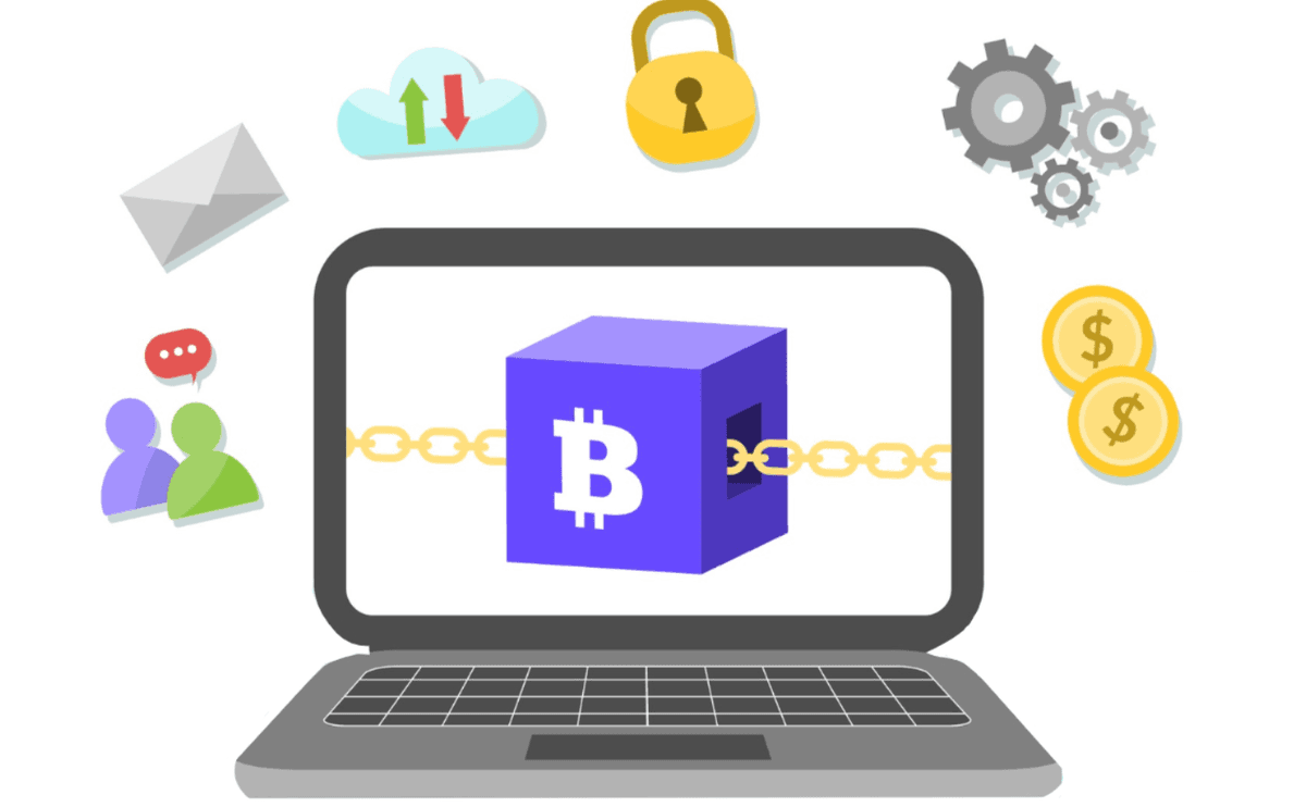 Illustration Blockchain